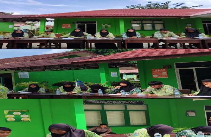 MTs N 1 BELITUNG TIMUR GELAR P5PPRA DENGAN TEMA SUARA DEMOKRASI