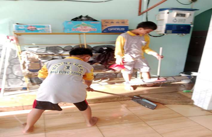 Sambut Ramadan 1447 H, Siswa MTsN 1 Belitung Timur Gelar Aksi 