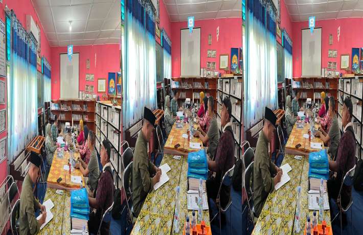 Inspektorat Jenderal Melakukan Audit Implementasi EDM dan RKAM di MTs Negeri 1 Belitung Timur.